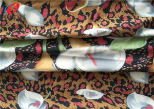 China Top Soft Thick Polyester Digital Print Spandex Swimsuit Clothing Fabric wholesale