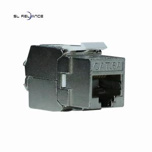 China Zinc Alloy Cat6a Shielded Keystone Jack RJ45 8P8C Modular Jack wholesale