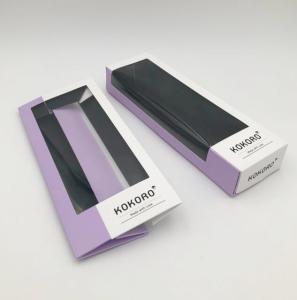 China Offset Printing Cardboard Sushi Packaging Box With PET Window wholesale