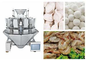 China Frozen Food Multihead Weighing Machine 65 Bags/Min 1000g wholesale