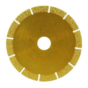 China 10mm Segment Universal Diamond Saw Tools Cutting Disc Vacuum Brazed wholesale