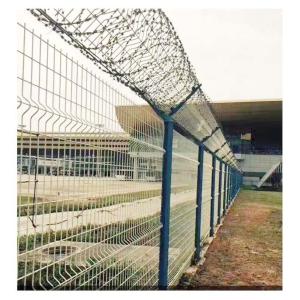 China Diameter 4mm Anti Climb Security Fence Galvanized And Pvc Coated Airport wholesale