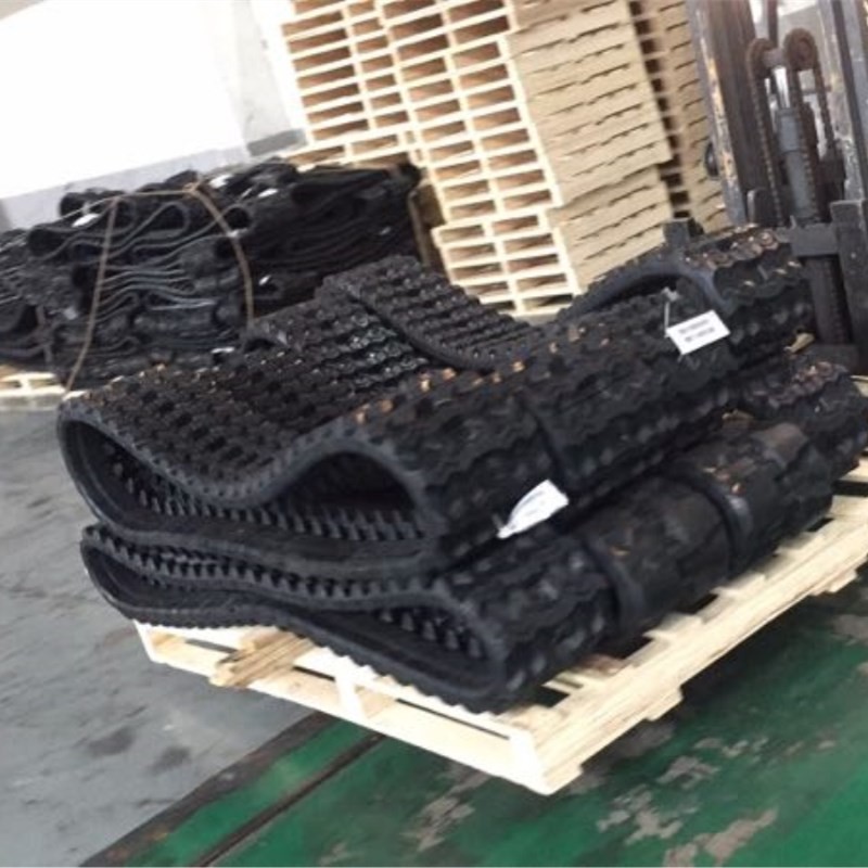 Yanmar Rubber Tracks , 180 * 72 * 37mm Mini Crawler Tracks
