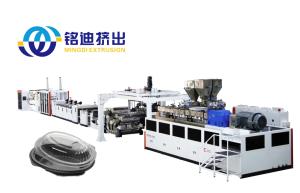 China MINGDI Plastic Multilayer Sheet Co-Extrusion Line , PP PS Sheet Production Line wholesale