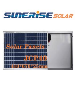 China Polycrystalline Class A 40W 36 Cells 18V Solar Panel wholesale