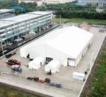 Wonderful Temporary Warehouse Tent Polyester Textile Easily Assembled