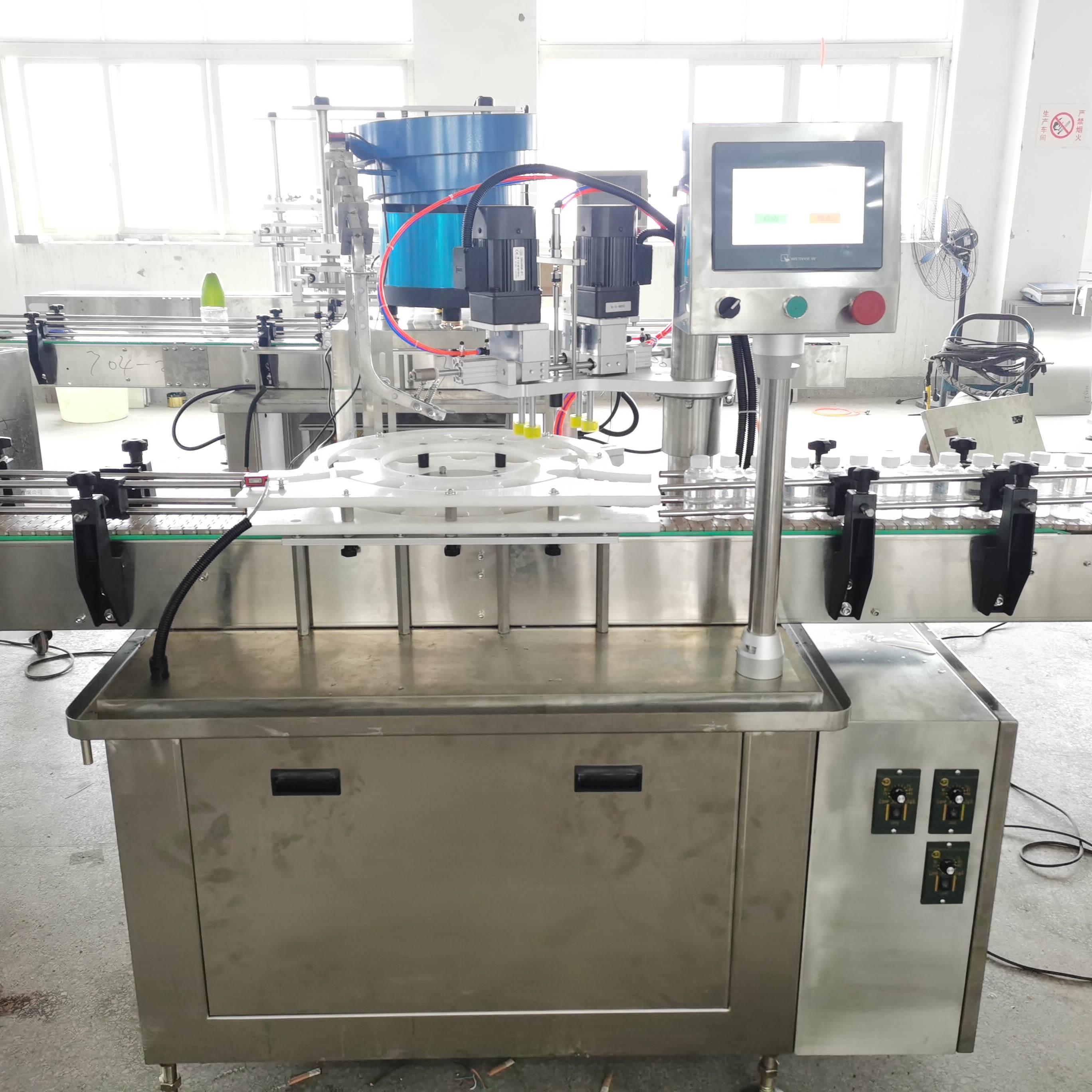 Easy To Tighten All Kinds Of Bottle Caps Efficient Intelligent Electric Capping Machine