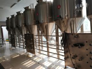 2000L Beer Fermentation Equipment Commercial Beer Fermenter Touch Screen Control