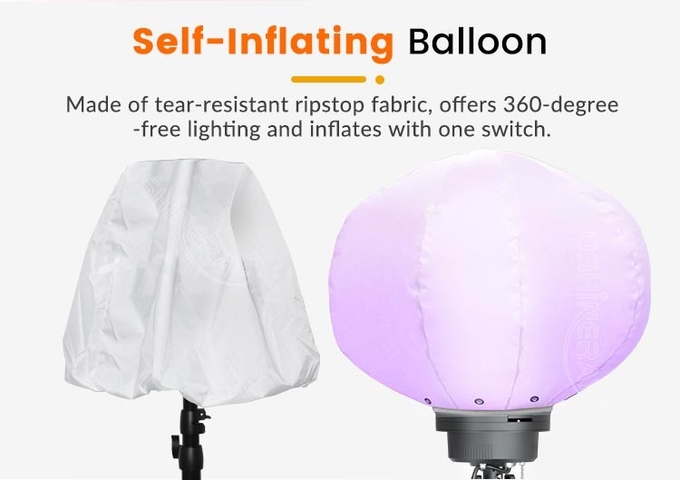 100W LED Tower Light 3000K 5000K Colorful Led Balloon Lamp For Events Decoration
