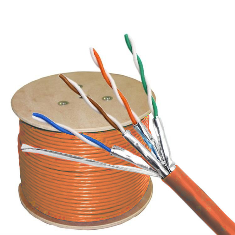 Al Foil Shielded Cat6A LAN Cable With HDPE Insulation For Network Upgrade