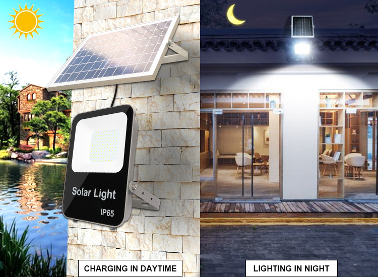 200Watt Solar Outdoor Flood Lights KCD aluminum housing 20000 lumen 250w led solar flood light for outdoor