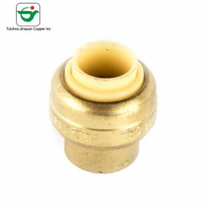 China CUPC Certificate 1/2&quot; Oil Tube End Cap Brass Hose Connector wholesale