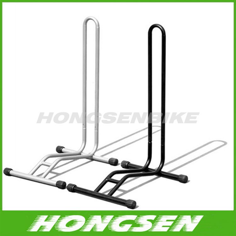 L shaped mountain bike parking Round feet bracket/rack