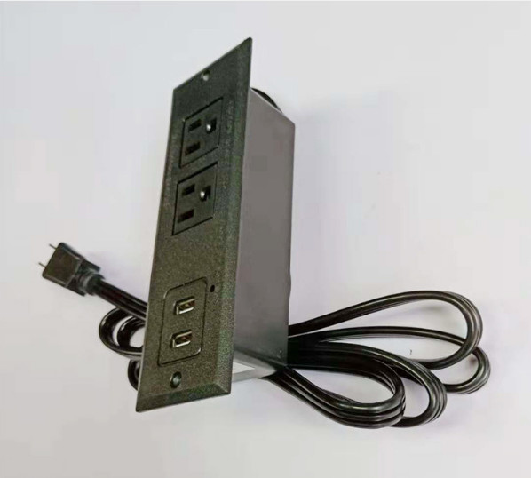 Multi - Function Bed Furniture USB Charger Socket / Office Desk Sockets