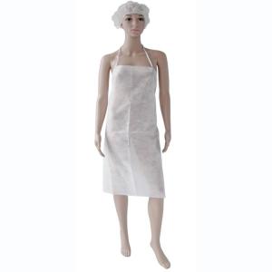 China 18g Oilproof Sleeveless Disposable Plastic Aprons wholesale