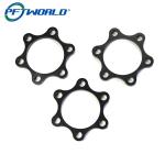 Bicycle Black CNC Machined Aluminum Parts OEM Service Fabrication