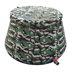 China Portable 0.7mm PVC Tarpaulin Collapsible Water Storage Barrel 200L wholesale