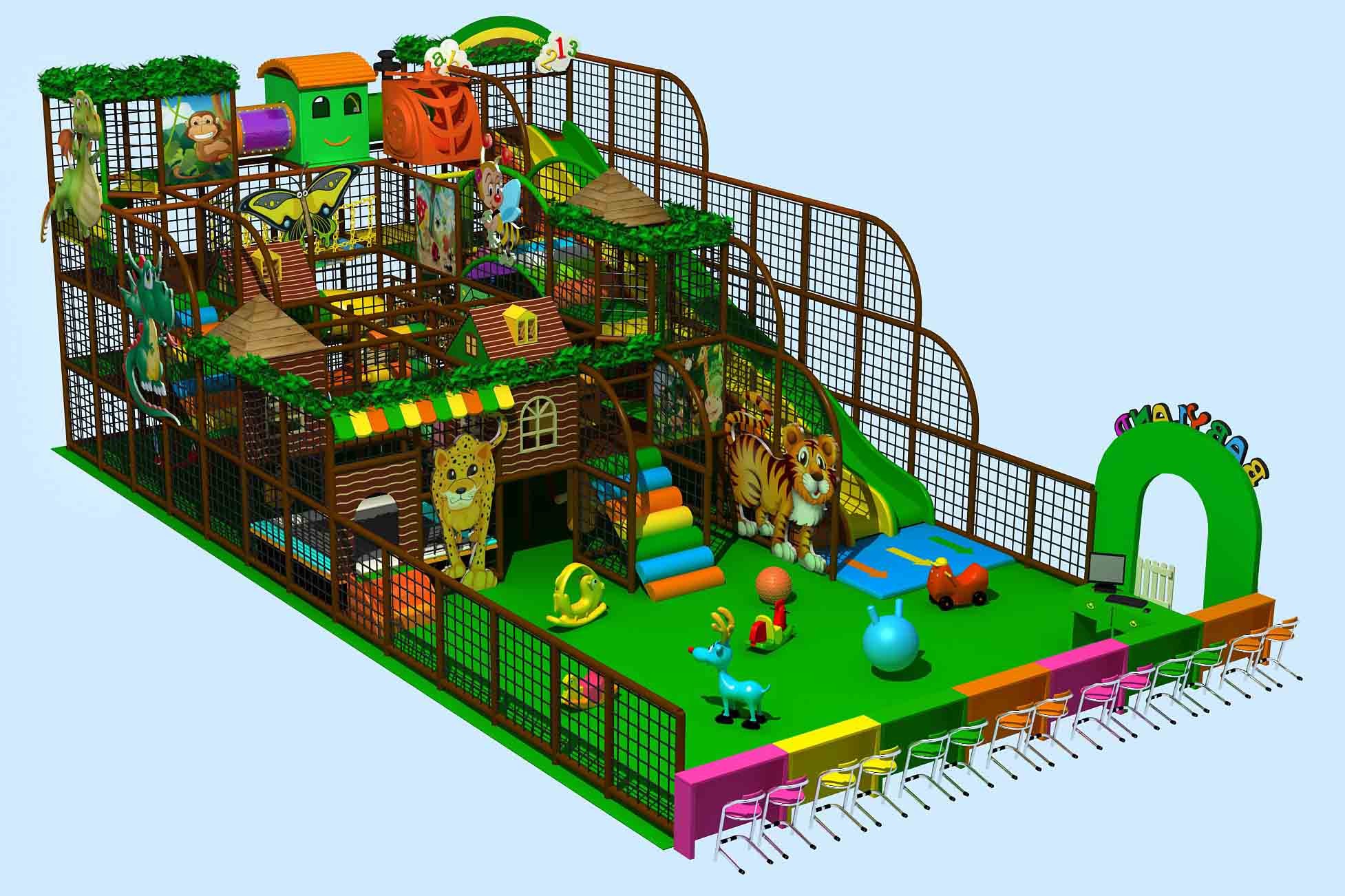 happy kids adventure play game indoor toddler gym for shopping centre