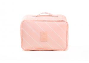 China Women Travel Underwear Organizer / Makeup Bag With Different Compartments wholesale