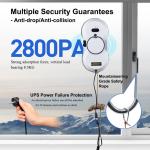 Intelligent 500mAh Window Cleaner Robot For Glass Cleaning Customized