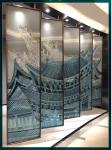 Birds Image Digital Print Enameled 8mm Coloured Glass Panels