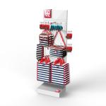 Splendid Clothing Display Racks Free Standing Shoes Display Stand Steel With