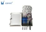 8 fibers outdoor FTTH box plastic wall mounted fiber optic terminal box