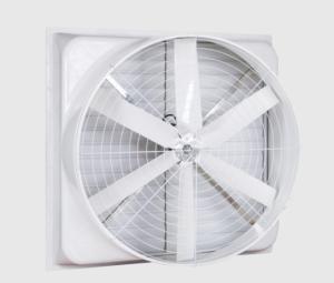 China Fiberglass Direct Drive Negative Pressure Fan 370rpm With Galvanized Plate wholesale