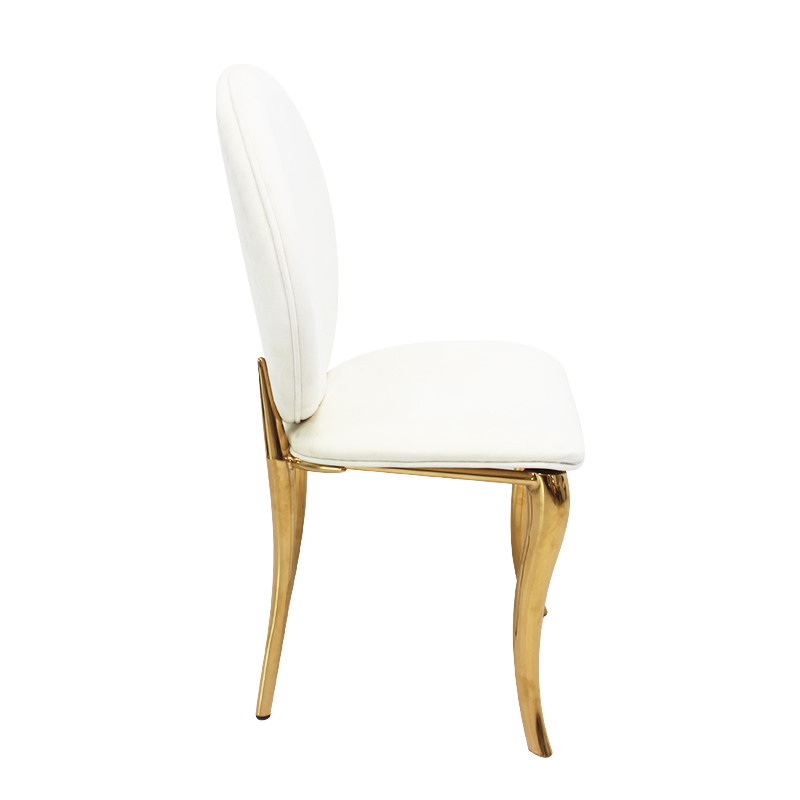 Leather Light Luxury High End Dining Room Chairs Modern Simple italian style dining chair