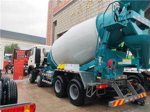 China ZZ5317GJBN3261W 8X4 12 CBM Concrete Mixer Truck With 400L Aluminum Alloy Fuel Tank on sale