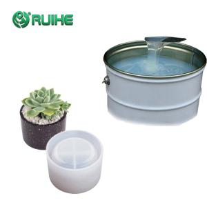 China High Transparent RTV2 Liquid Silicone Flowerpot Mold REACH wholesale