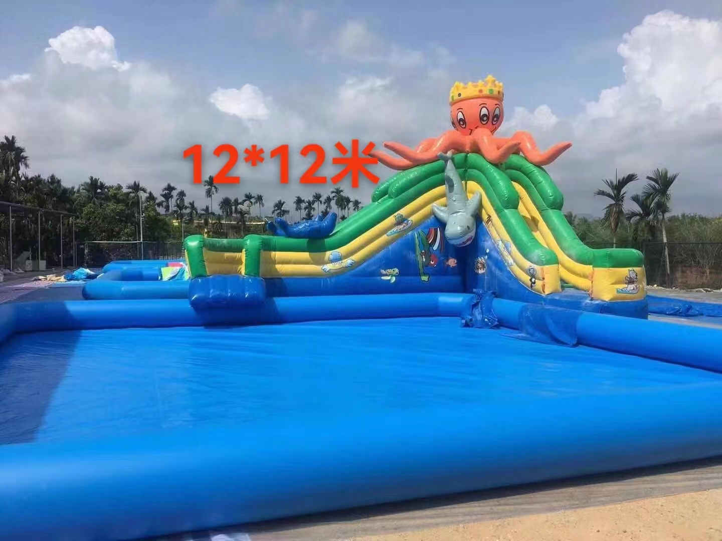 Customized Inflatable Swimming Pool Rental for Outdoor Water Activities