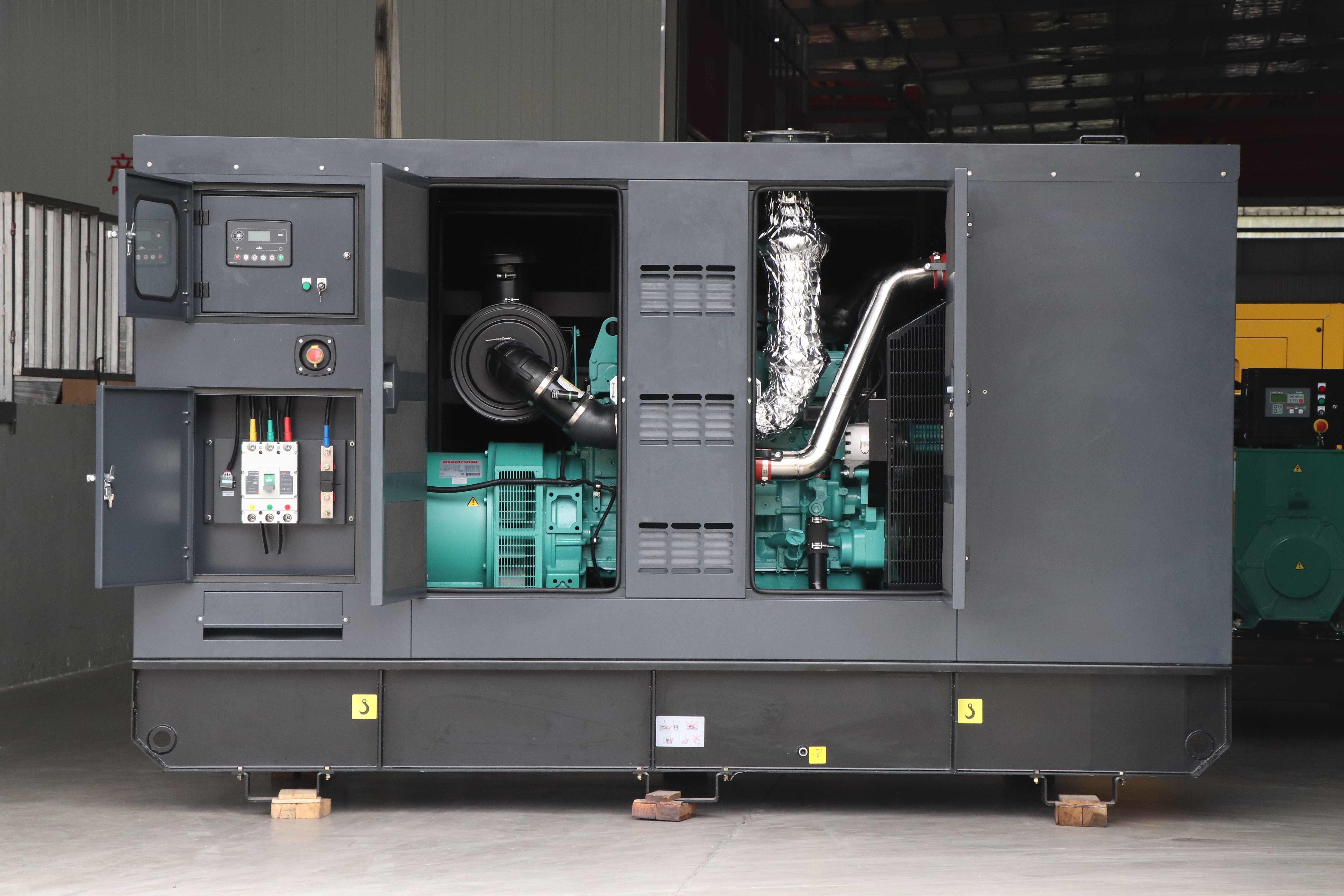 250 Kva 200kw Silent Genset Electric With Cummins