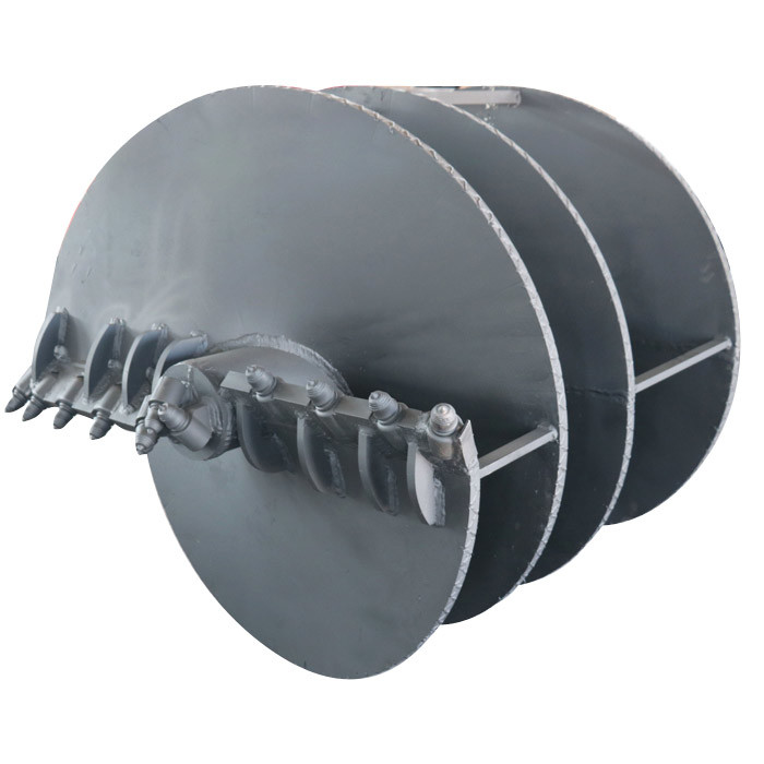 Carbon Steel Drilling Auger Bucket For Piling Rig Rotary Drilling Rig