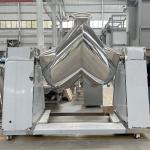 V-Type Powder Mixer with Horizontal Shaft for Uniform Mixing in Medicine Food