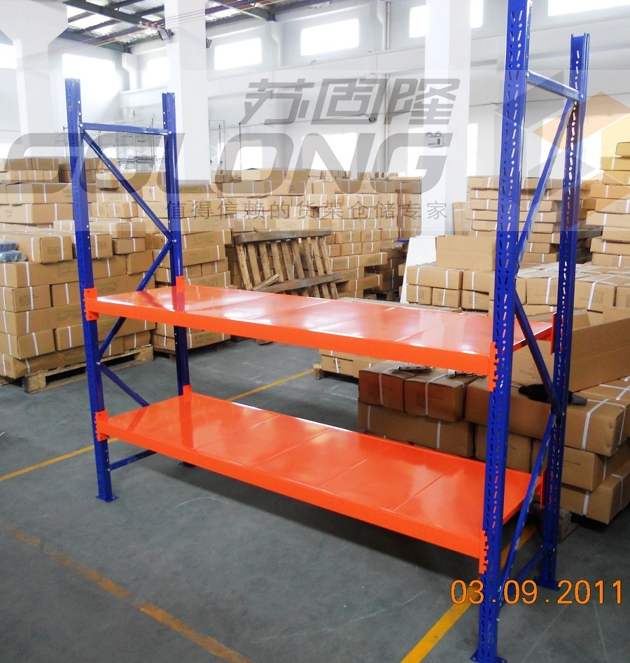 Cold Rolling Steel Light Duty Racking System , Light Duty Shelving Units