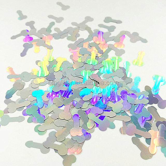 Polyester Logo Puzzle Glitter Shape The Essential Product for Other Holiday Supplies