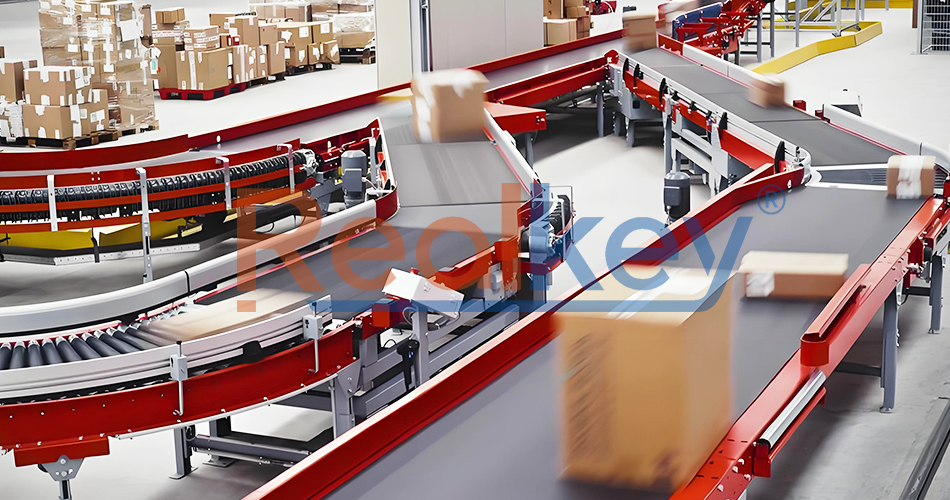 PVC/PVK/PU / Composite Belt Conveyor System For Postal OEM/ODM Available