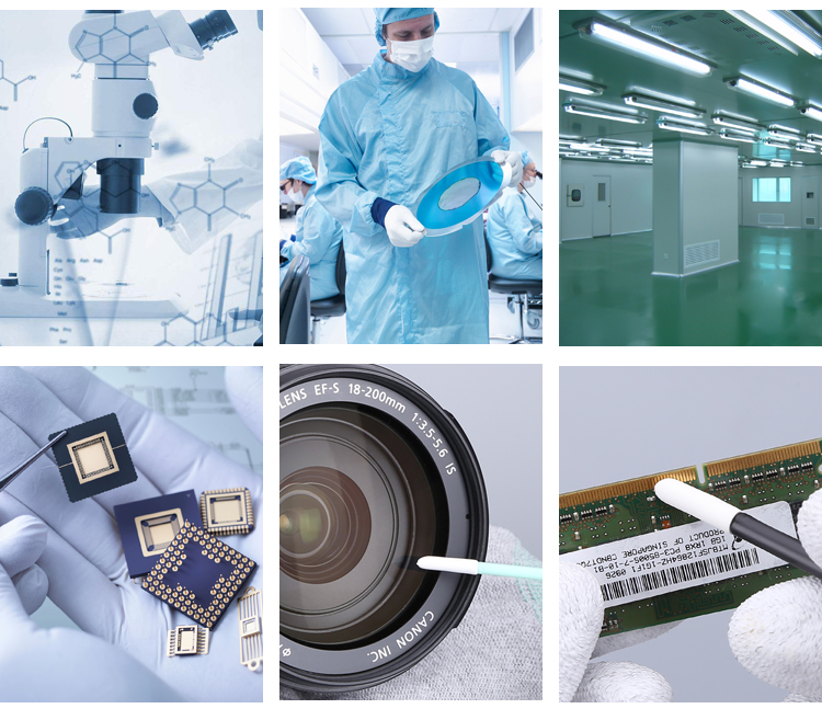 High Density Dust Free Cleanroom Foam Cleaning Swab for Printhead