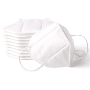 China Facial Masks KN95 Disposable Face Mask Non Valve 5 Layer White Color GB2626-2006 Approved wholesale