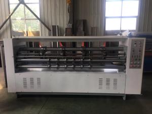 China Corrugated Cardboard Thin Blade Rotary Machine Electrical Drive Drive Color wholesale