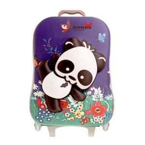 China 3D Cartoon Panda Children'S Suitcases On Wheels ROHS Approve NHL001 wholesale