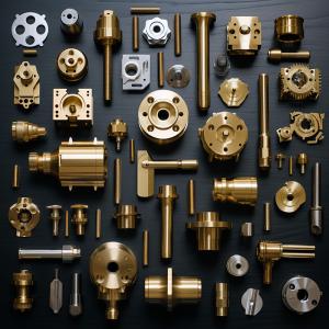 China Milling Turning Brass Machined Components For Aerospace Automotive Industry wholesale