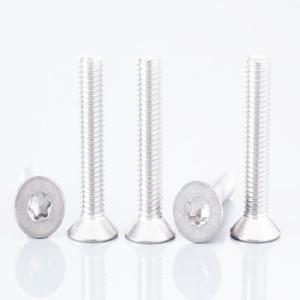 China 304 Stainless Steel Flat Head Screws for Industrial Applications wholesale