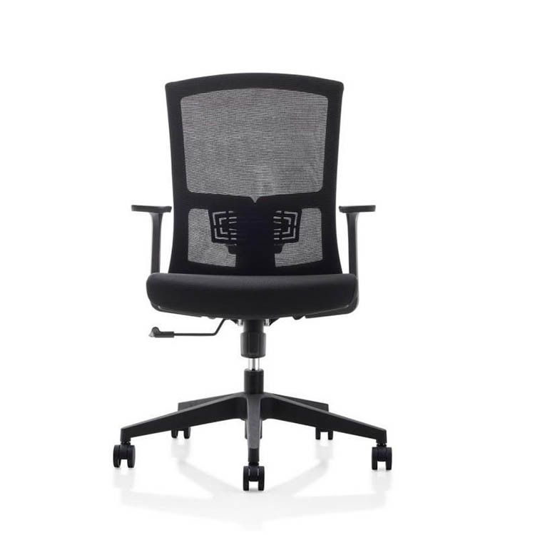 Conference Fabric Swivel Desk Chair Polyurethane Height Adjustable Office Chair