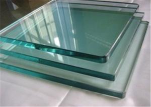 China 8mm Thickness Tempered Safety Glass / Toughened Glass Cut To Size Polished Edges wholesale