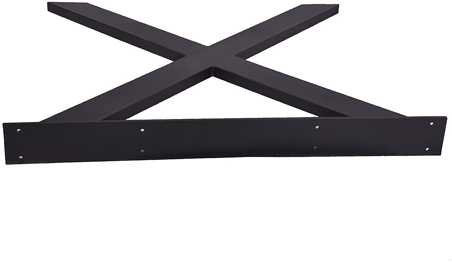 Modern Silver/Black/White Metal Dining Table Legs with Included Nuts and Screws