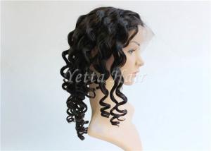 China Unprocessed Curly Hair Lace Front Wigs , Natural Looking Wigs No Fiber wholesale