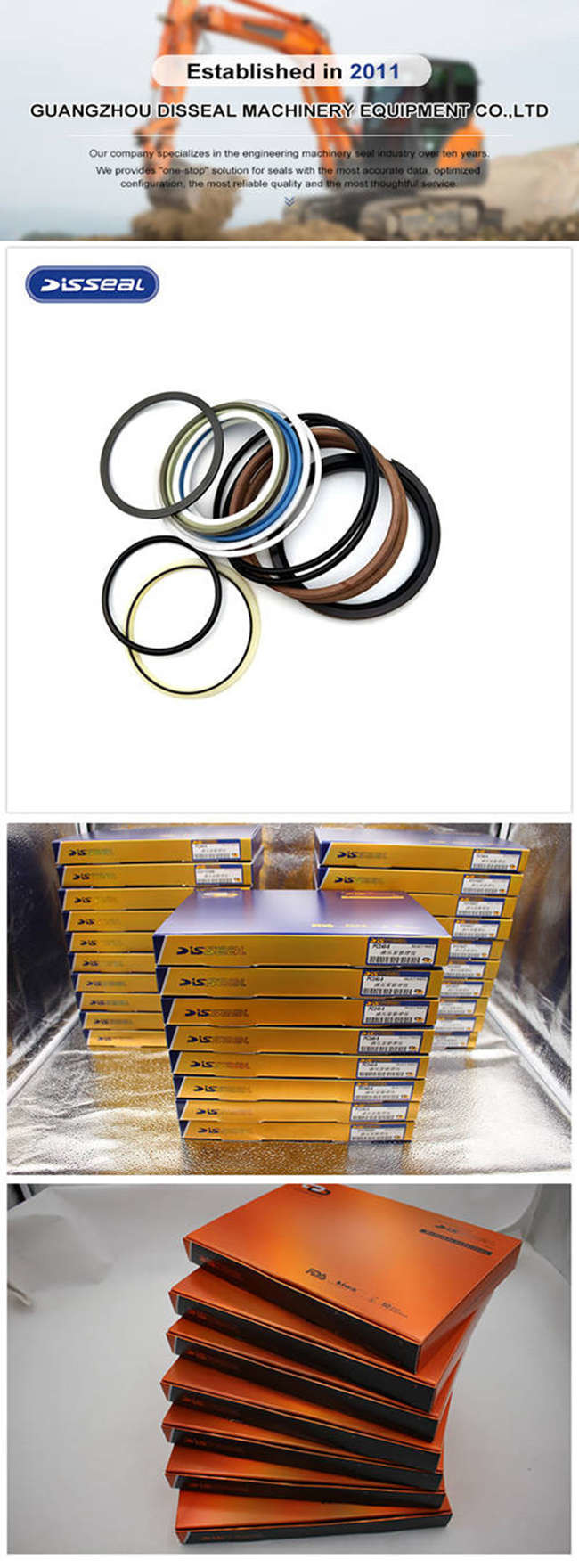 KFP41 90 Shores Gear Pump Seal Kit , Water Pump Oil Seal PU Material