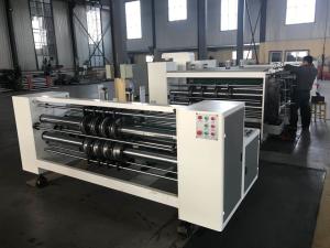 China QH-PACK 600X2000 Mini Automatic Feeder Corrugatesd Cardboard Slotter Machine For Carton Box wholesale